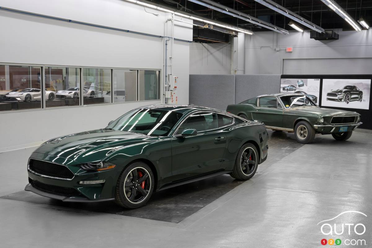Ford Mustang Bullitt 2019, avec la Mustang du film Bullitt